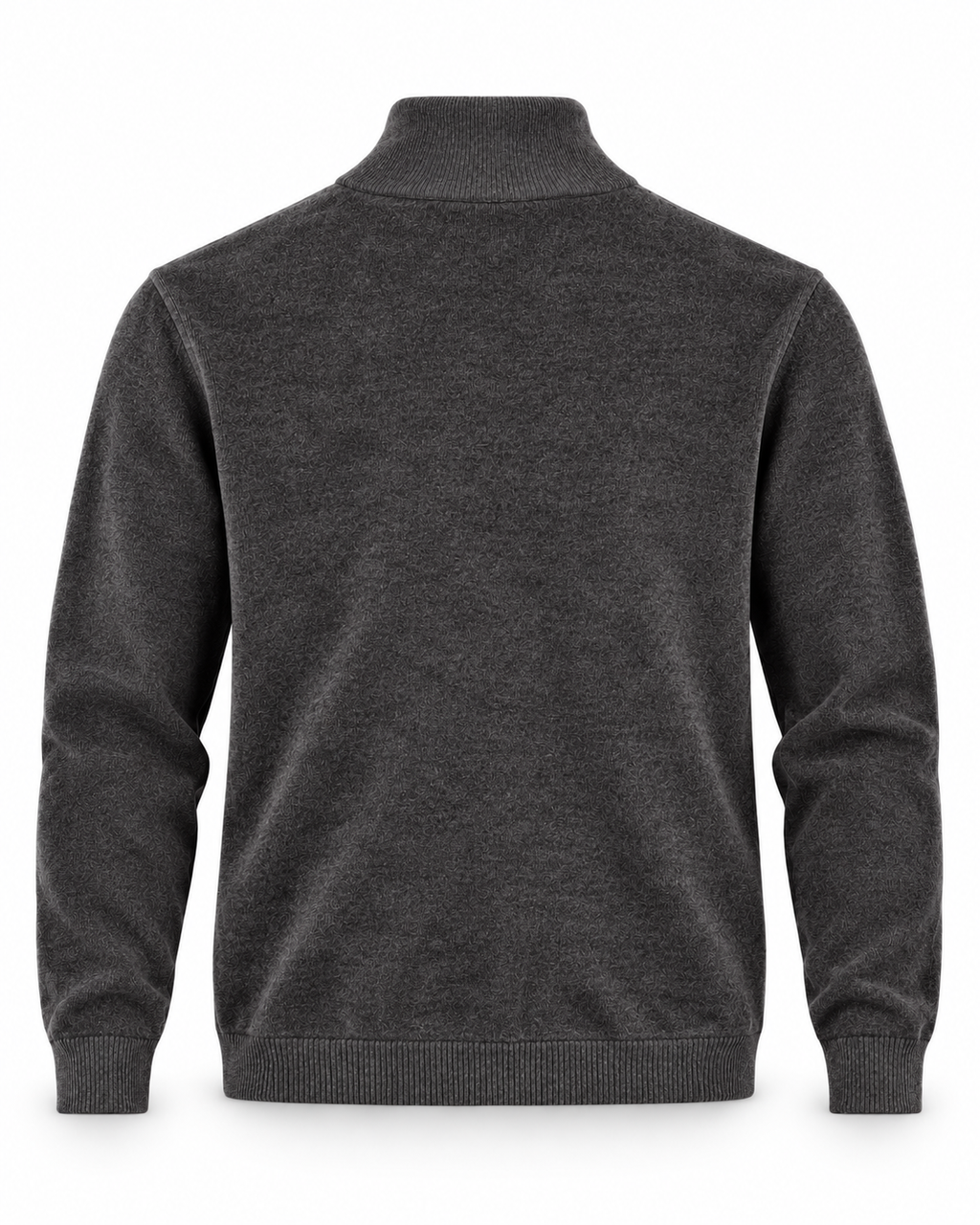 Pull Col Zippé en Maille Chenille