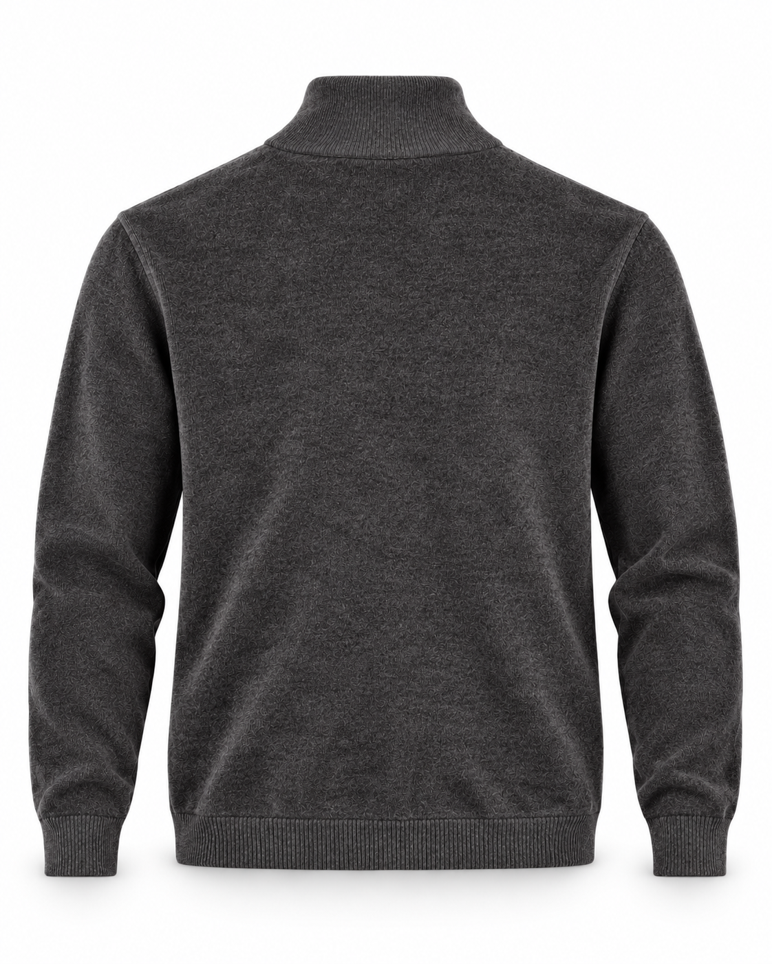 Pull Col Zippé en Maille Chenille