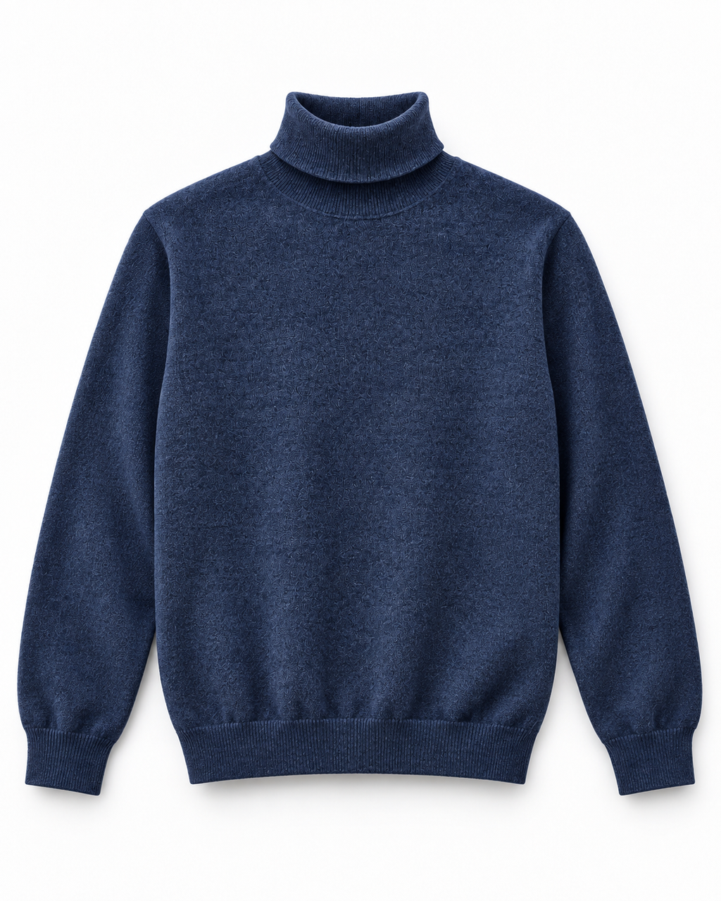 Pull Col Roulé en Maille Fine