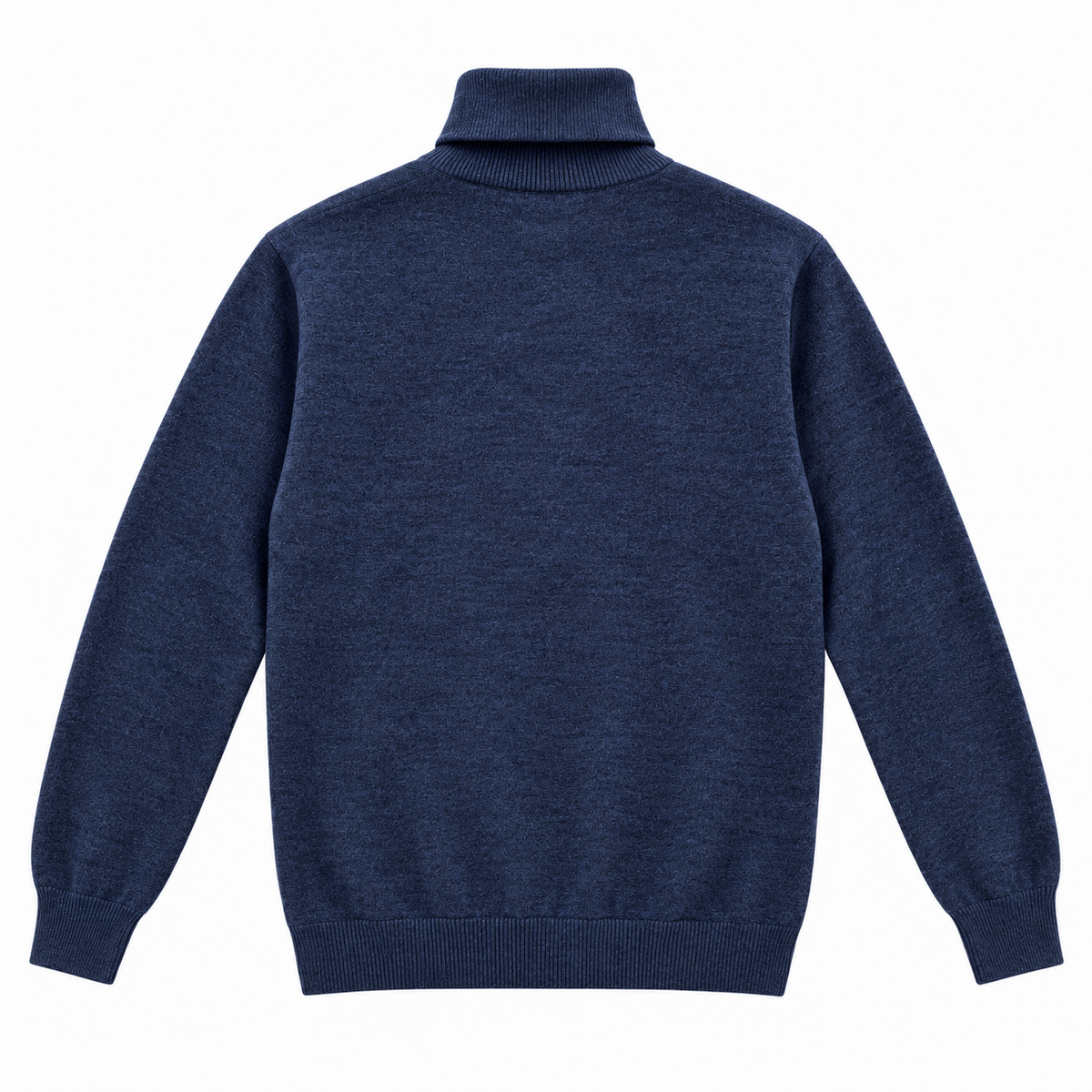 Pull Col Roulé en Maille Fine