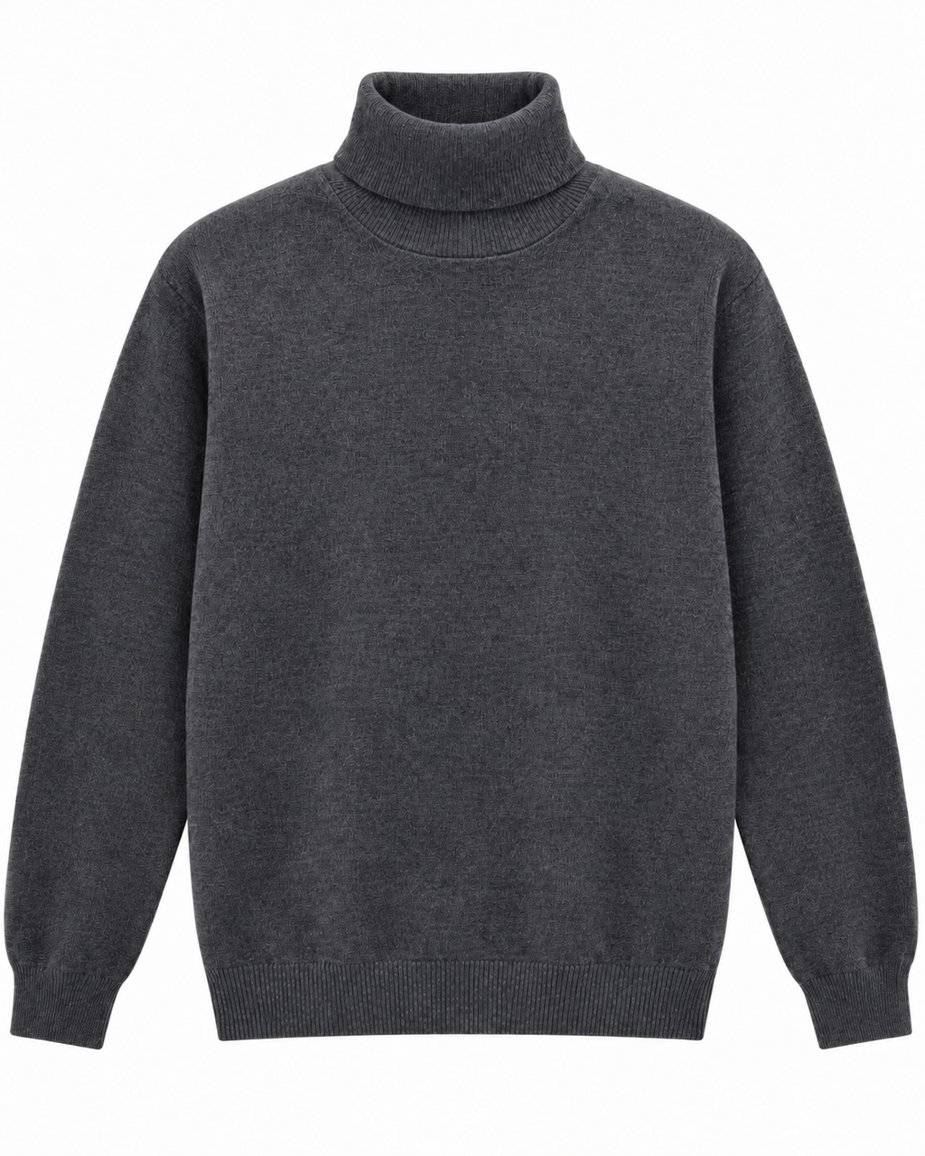 Pull Col Roulé en Maille Fine