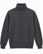 Pull Col Roulé en Maille Fine