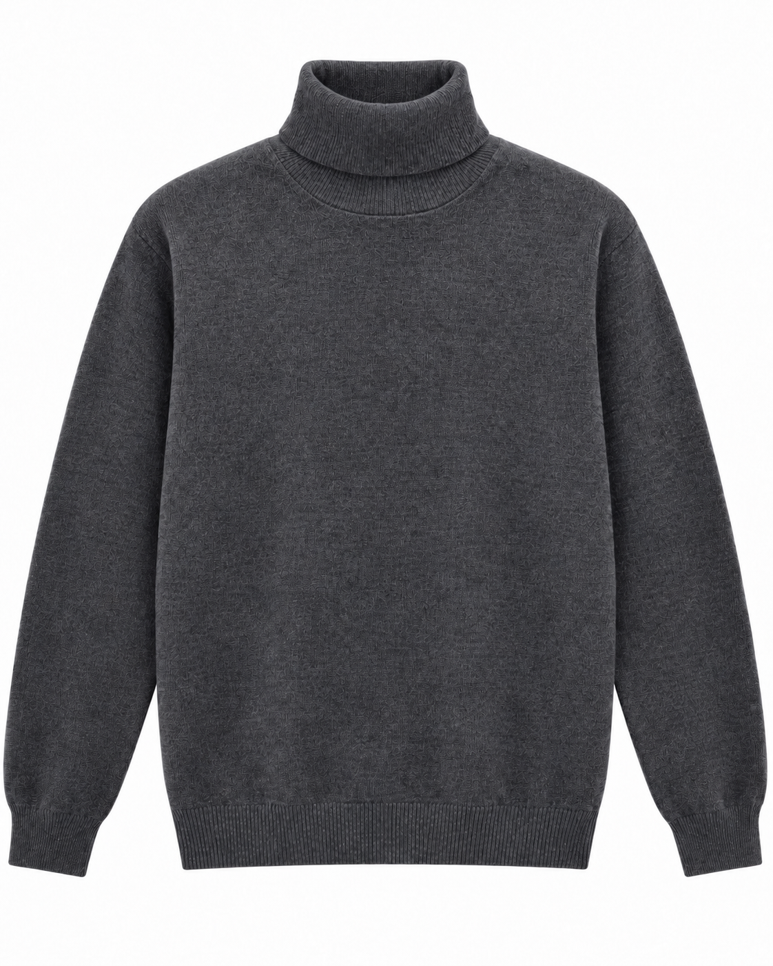 Pull Col Roulé en Maille Fine