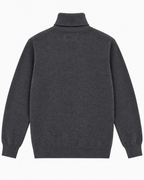 Pull Col Roulé en Maille Fine