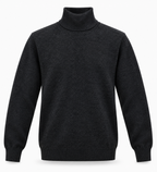 Pull Col Roulé en Maille Fine