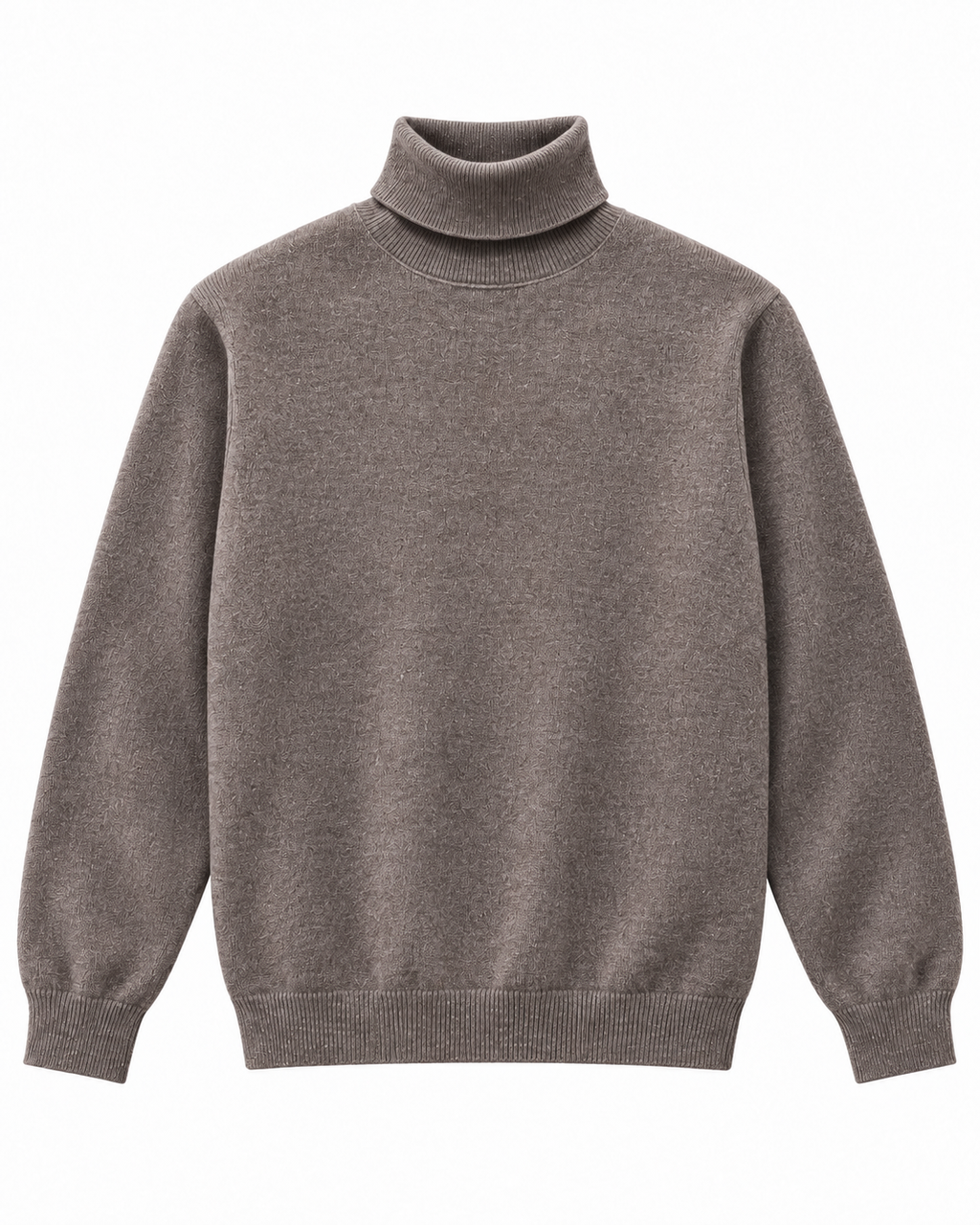 Pull Col Roulé en Maille Fine