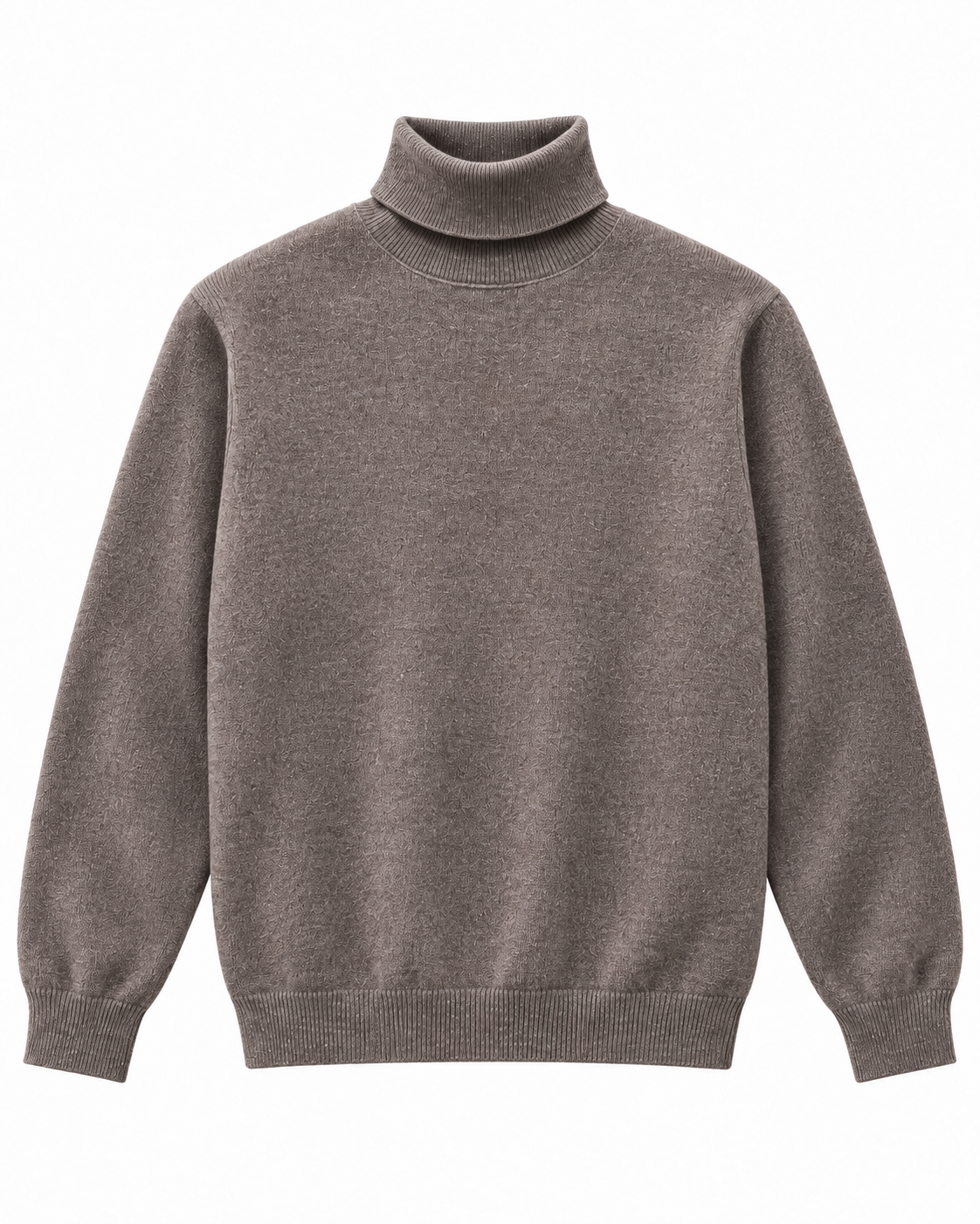 Pull Col Roulé en Maille Fine