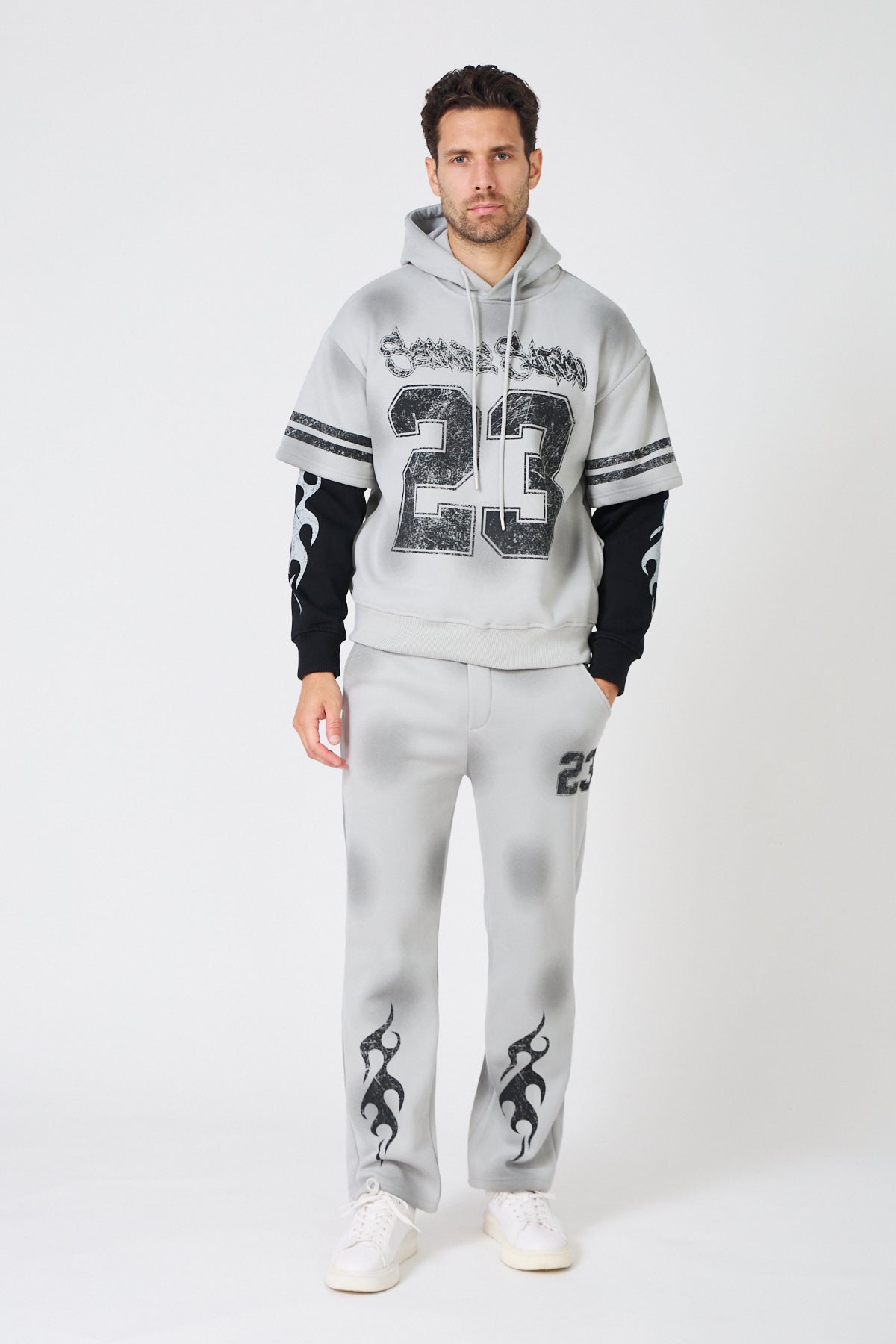 Sweat & Pantalon Streetwear “Flame 23” - Ensemble