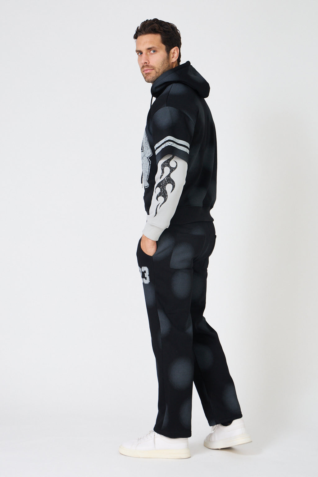Ensemble Streetwear “Flame 23” – Sweat & Pantalon