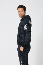 Men's Oversized Tracksuit Set – Flame / Tribal Prints