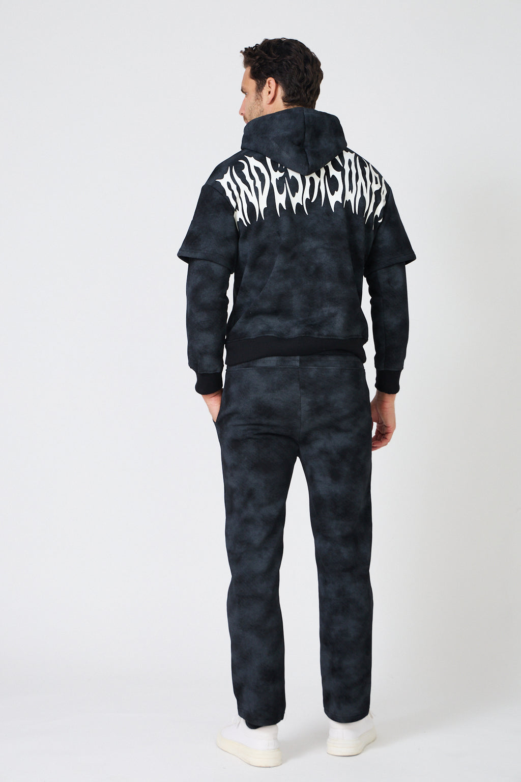 Men's Oversized Tracksuit Set – Flame / Tribal Prints