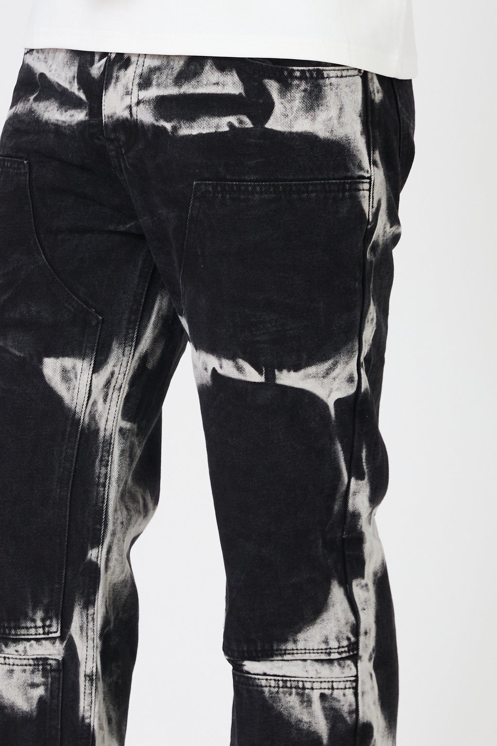 Veste et Pantalon Denim Effet Délavé - Ensemble