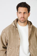 Workwear Jacket / Oversized Cargo Pants Set – Washed Cotton Canvas