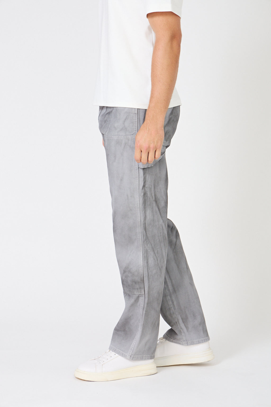 Workwear Jacket / Oversized Cargo Pants Set – Washed Cotton Canvas