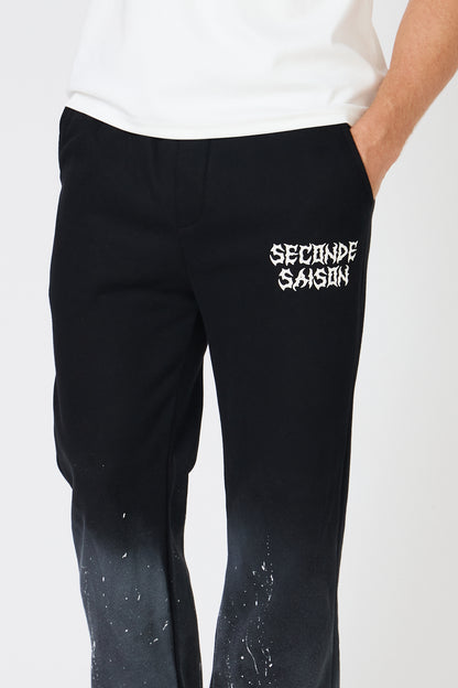 Oversized Gradient Hoodie - "Second Season" Print - Streetwear Style