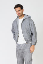 Workwear Jacket / Oversized Cargo Pants Set – Washed Cotton Canvas