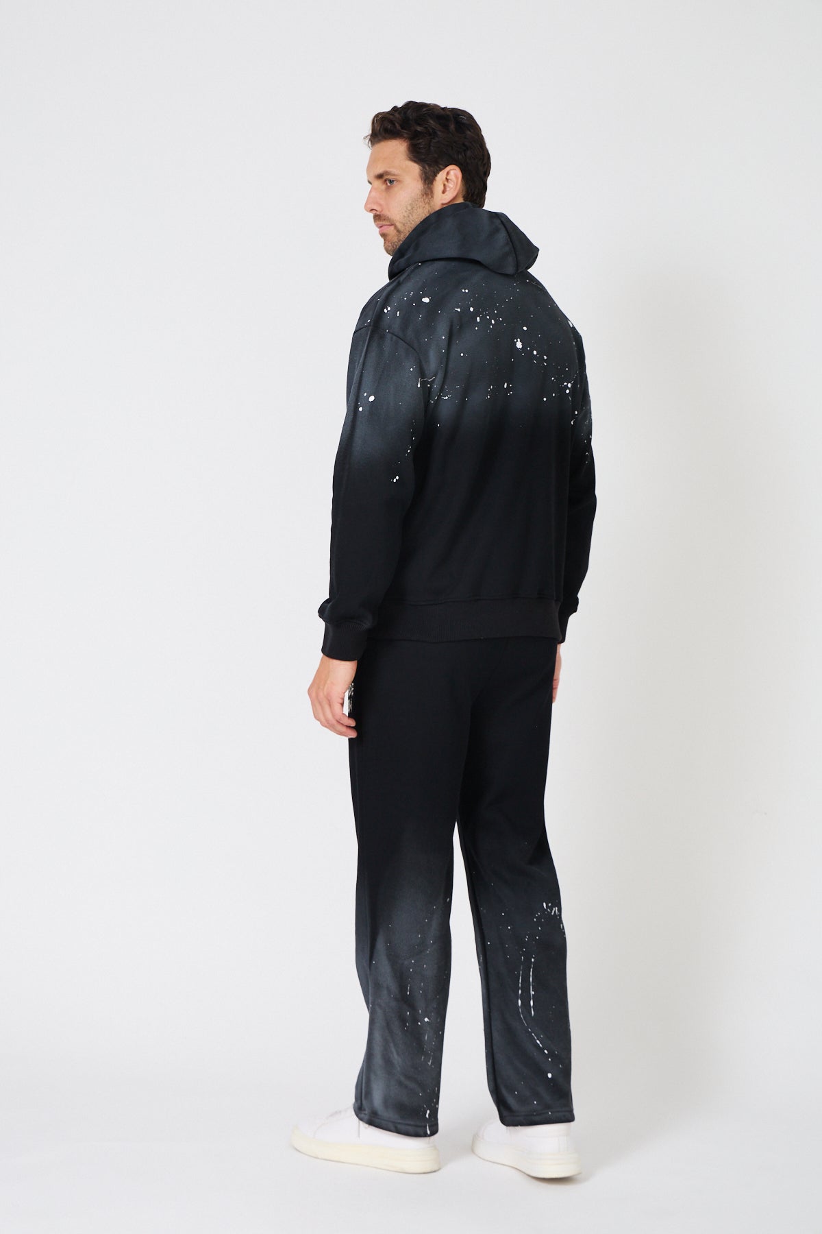 Hoodie Oversize Dégradé  - Imprimé "Seconde Saison"