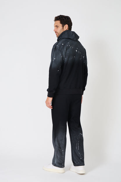 Oversized Gradient Hoodie - "Second Season" Print - Streetwear Style