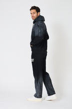 Oversized Gradient Hoodie - "Second Season" Print - Streetwear Style