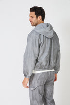 Workwear Jacket / Oversized Cargo Pants Set – Washed Cotton Canvas