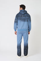 Oversized Gradient Hoodie - "Second Season" Print - Streetwear Style
