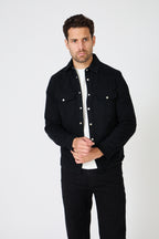 Men's Denim "Western" Overshirt - Slim Fit Cut