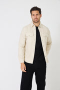 Men's Denim "Western" Overshirt - Slim Fit Cut