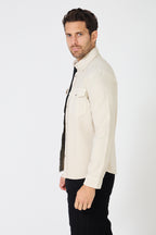 Men's Denim "Western" Overshirt - Slim Fit Cut