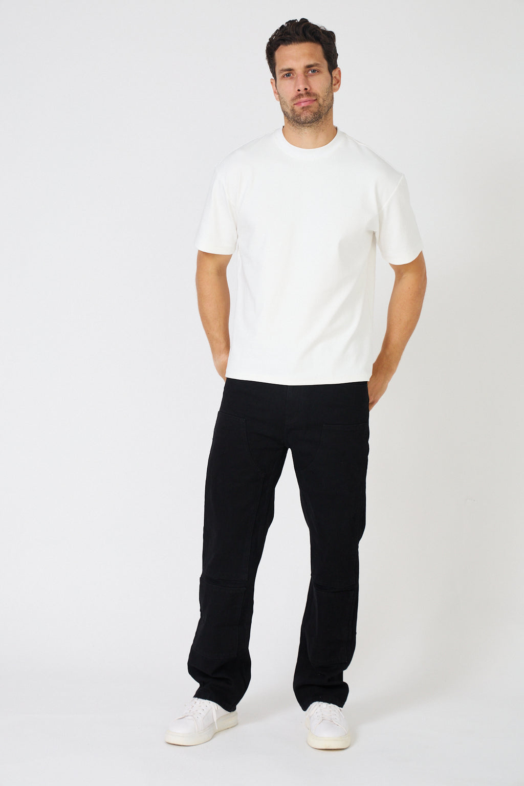 T-Shirt Homme Oversize - Coton Uni