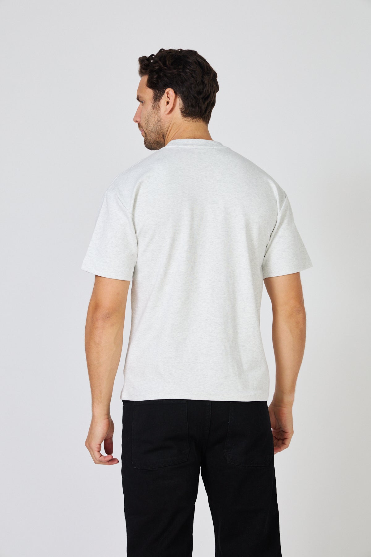 T-Shirt Homme Oversize - Coton Uni