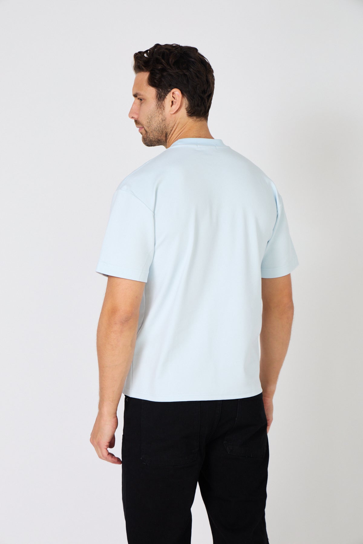 T-Shirt Homme Oversize - Coton Uni