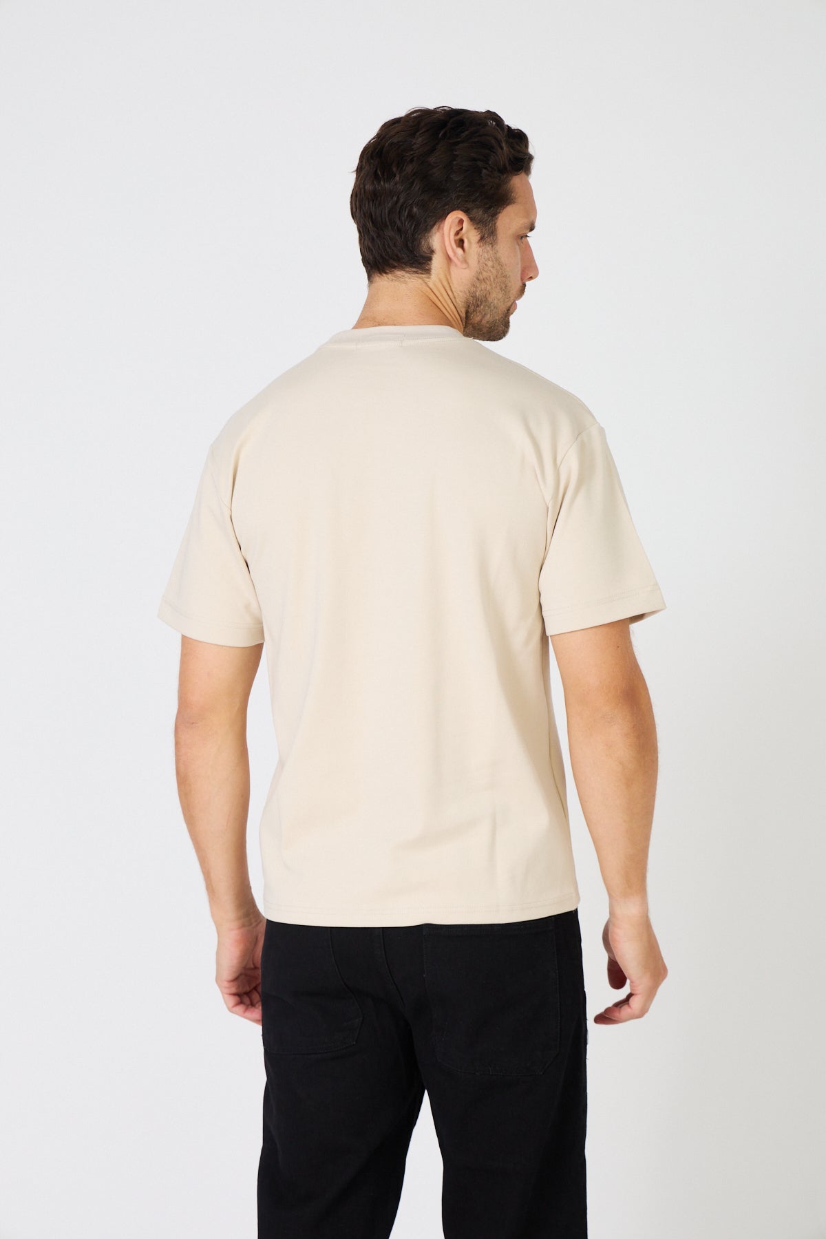 T-Shirt Homme Oversize - Coton Uni