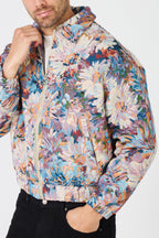 Men's floral jacquard jacket