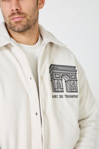 Men's Bomber Jacket "Arc de Triomphe" Coach Style Jacket