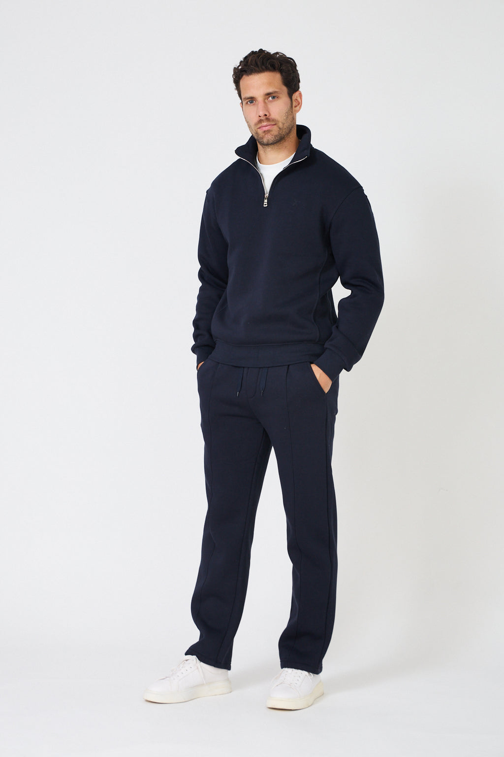 Sweatshirt Half-Zip et Jogging - Ensemble