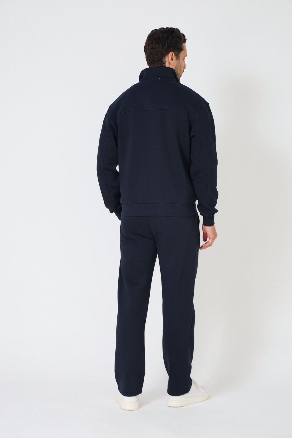 Half-Zip Sweatshirt and Jogger Set