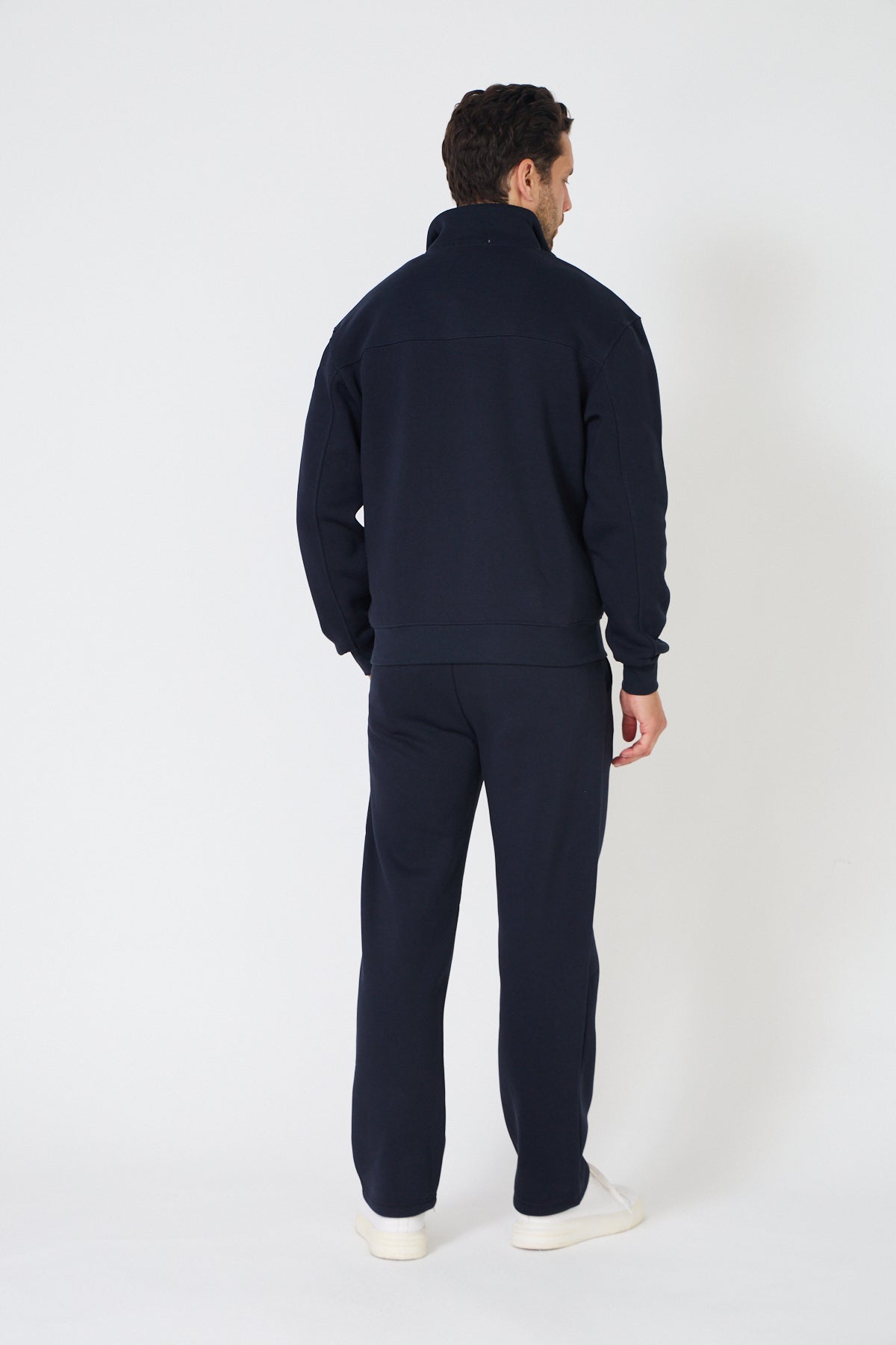 Half-Zip Sweatshirt and Jogger Set