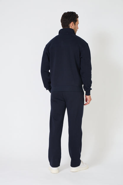 Half-Zip Sweatshirt and Jogger Set