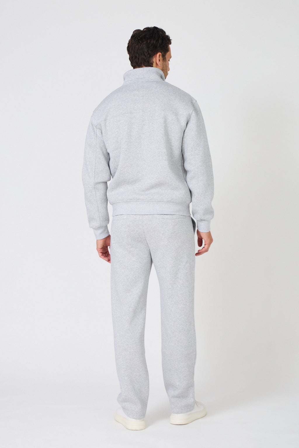 Half-Zip Sweatshirt and Jogger Set