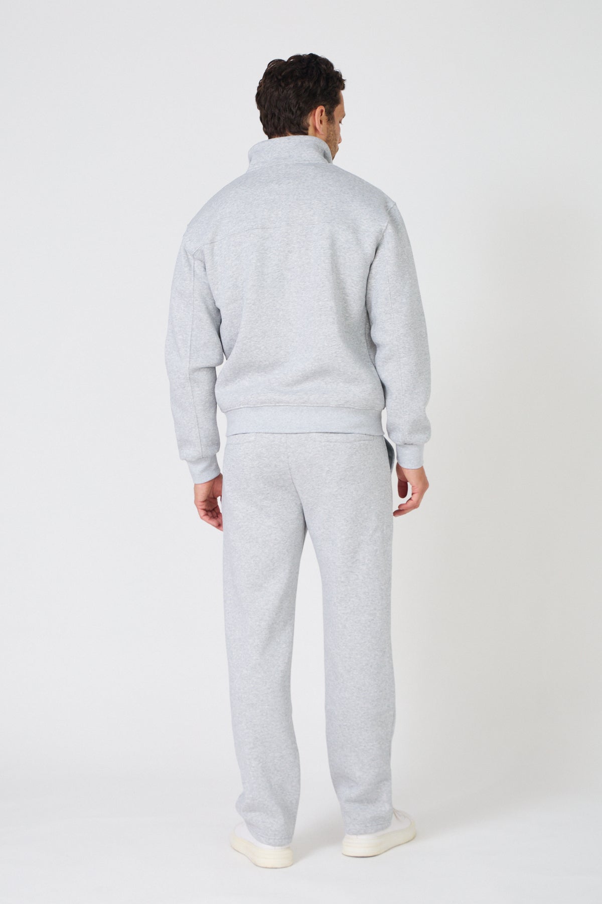 Half-Zip Sweatshirt and Jogger Set