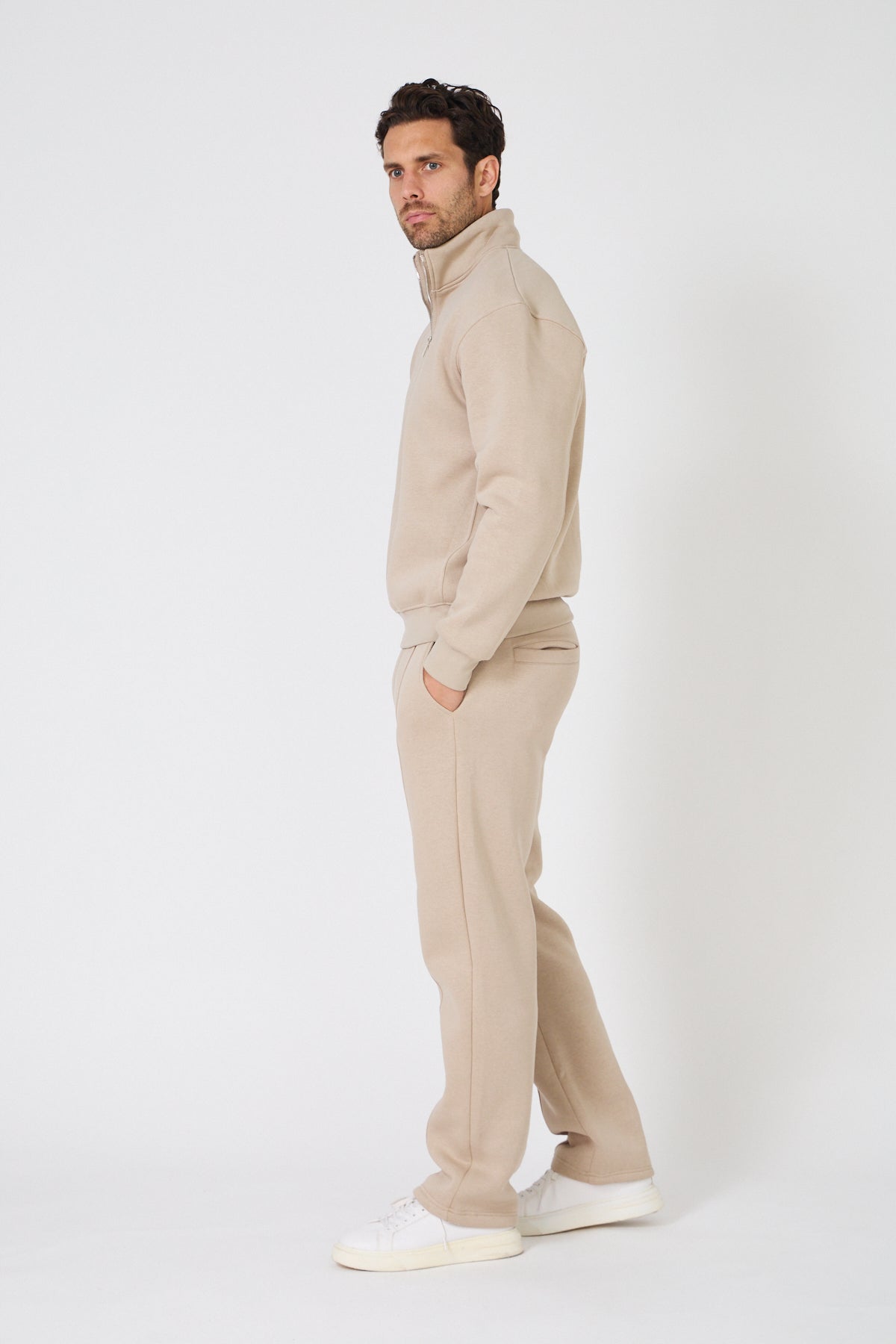 Sweatshirt Half-Zip et Jogging - Ensemble