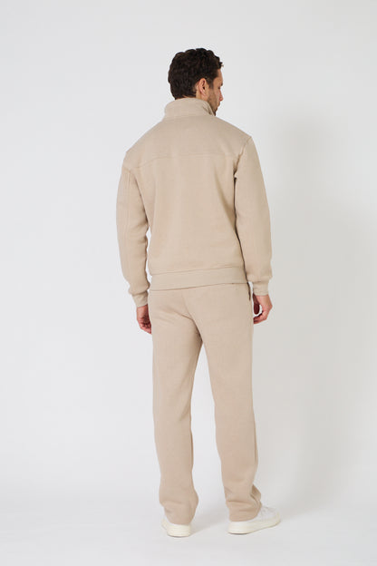 Half-Zip Sweatshirt and Jogger Set
