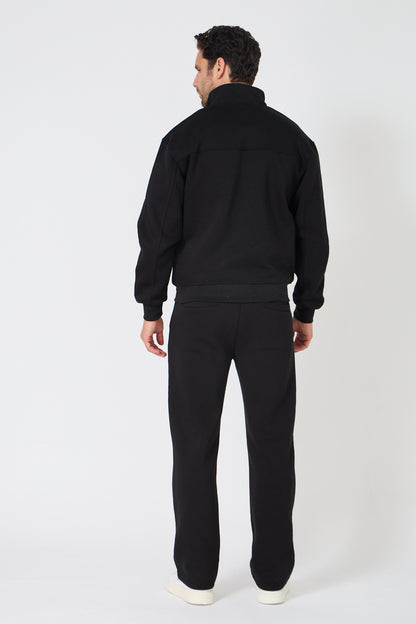 Half-Zip Sweatshirt and Jogger Set