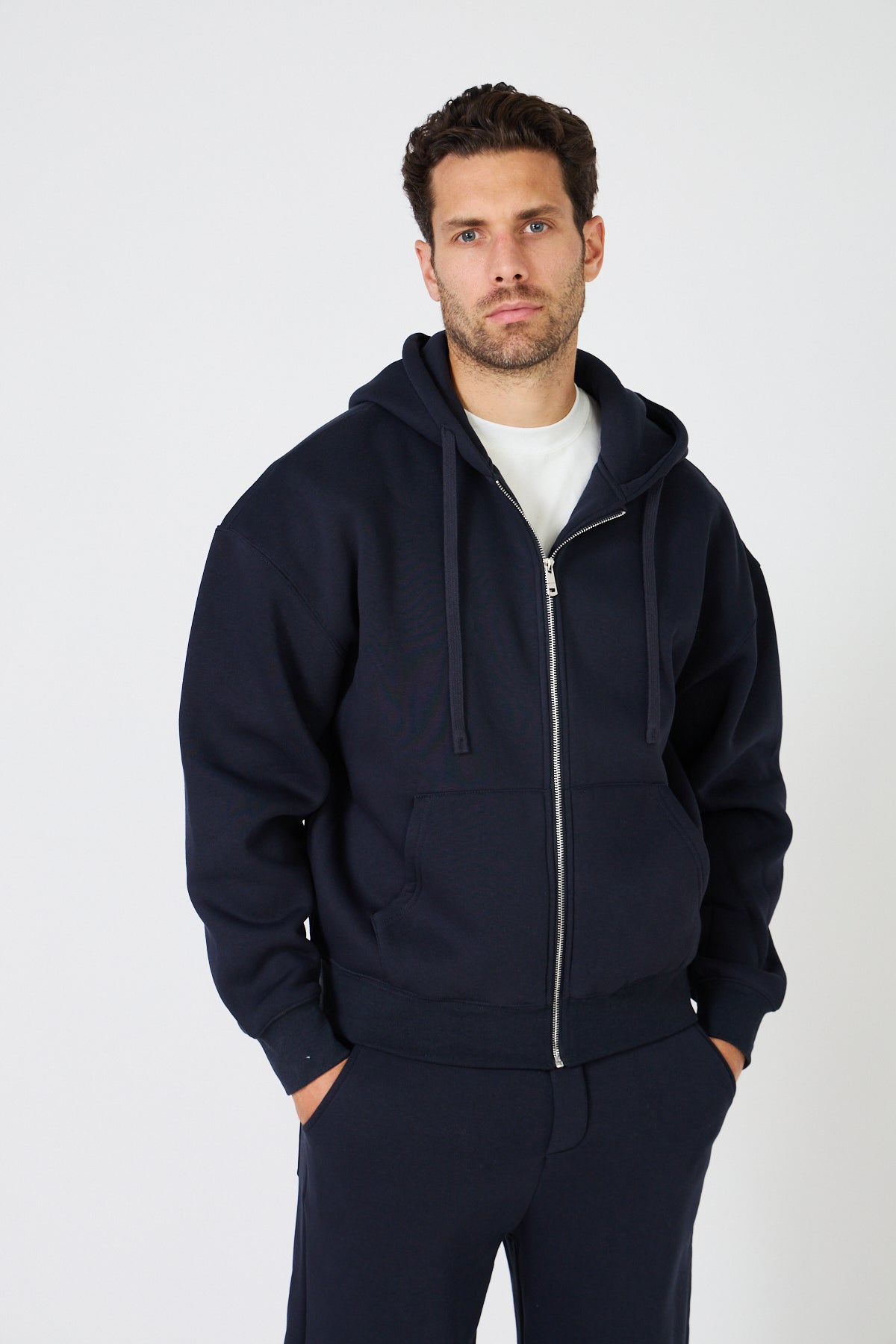 Hoodie Zippé Oversize & Jogging - Ensemble