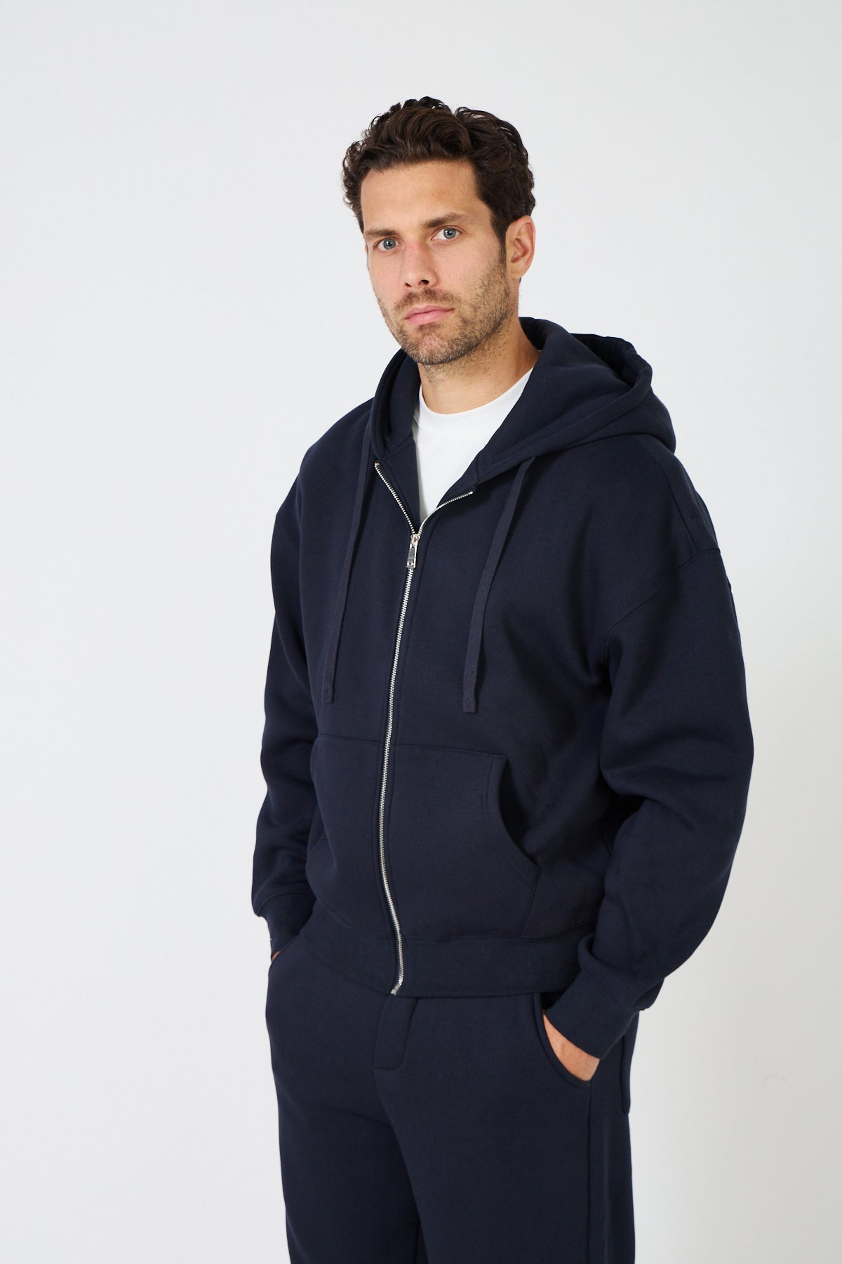 Hoodie Zippé Oversize & Jogging - Ensemble