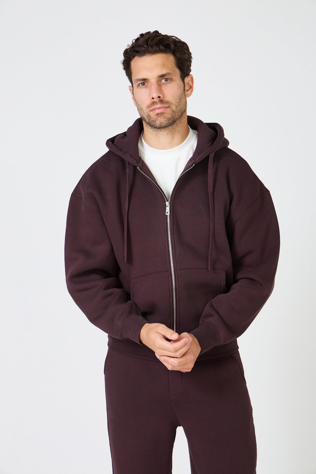 Oversized Zip Hoodie &amp; Jogging Set