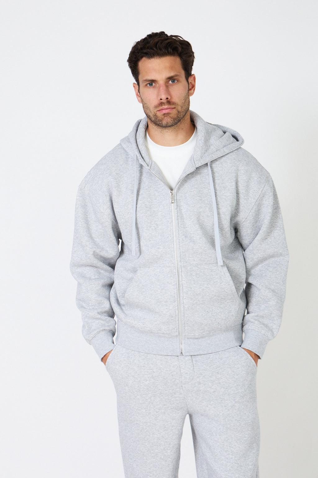 Oversized Zip Hoodie &amp; Jogging Set
