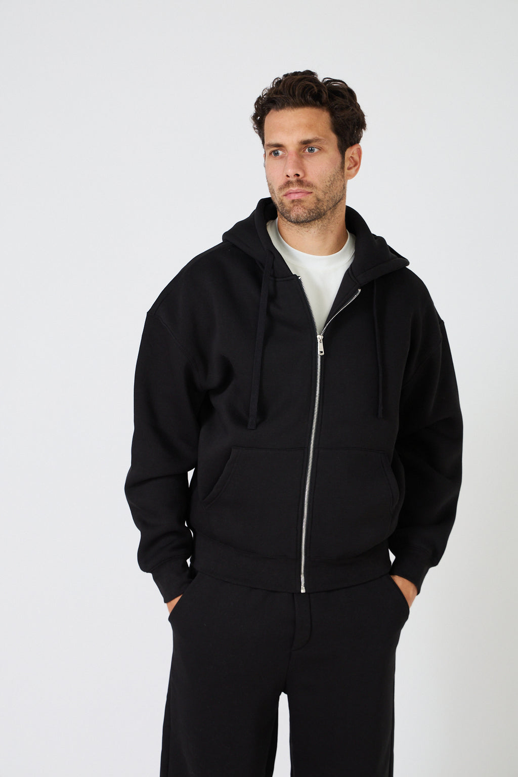 Oversized Zip Hoodie &amp; Jogging Set