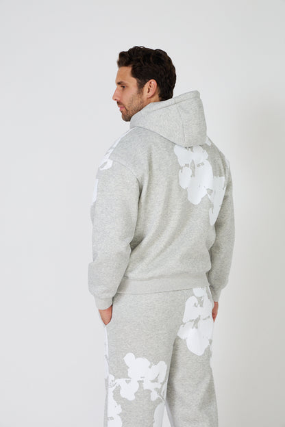 Floral Print Sweatshirt Set