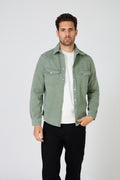 Men's Denim "Western" Overshirt - Slim Fit Cut